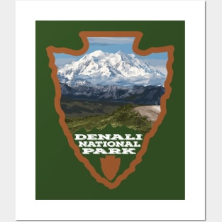 Denali National Park arrowhead Posters and Art